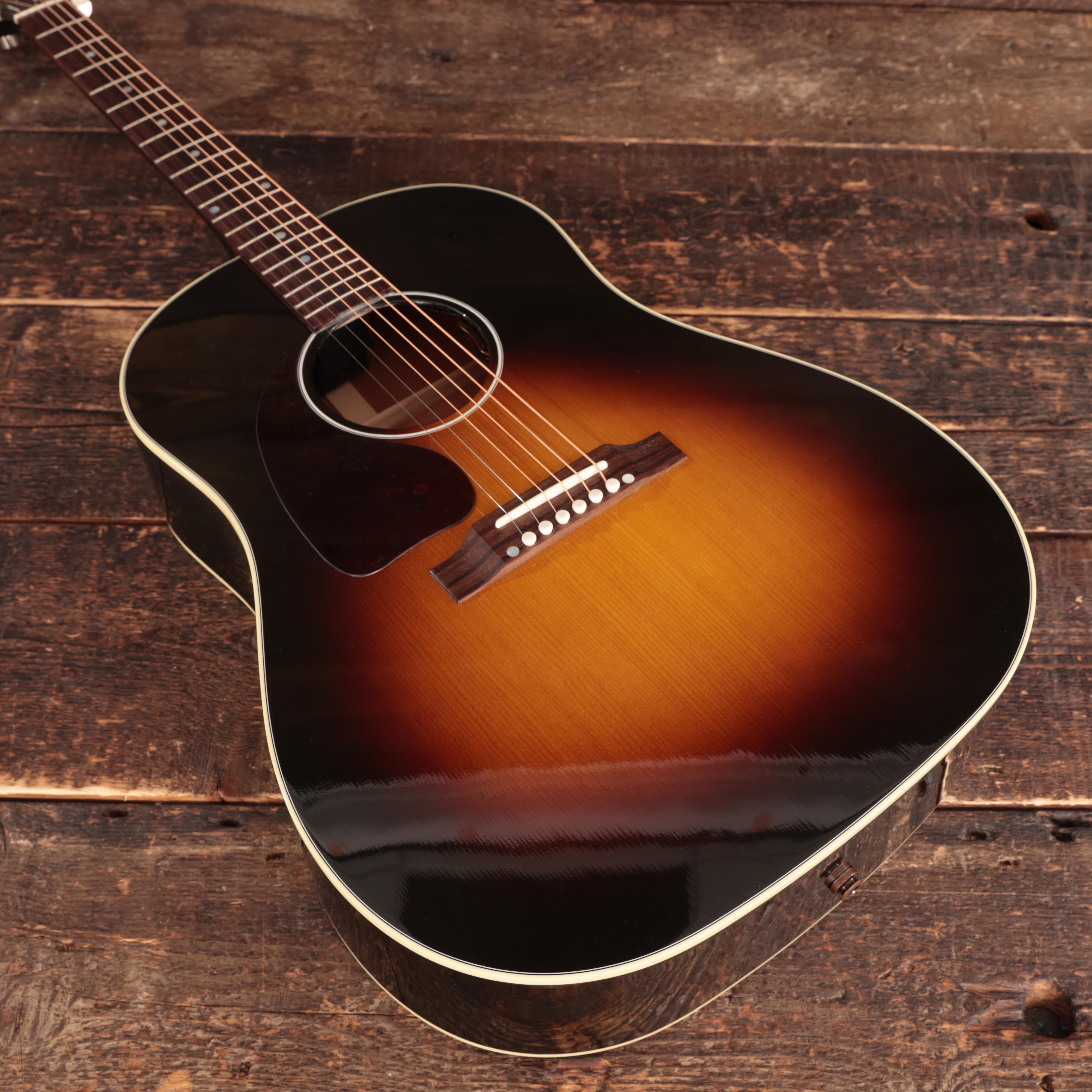 Gibson J-45 Standard Left Handed In Vintage Sunburst - Andertons